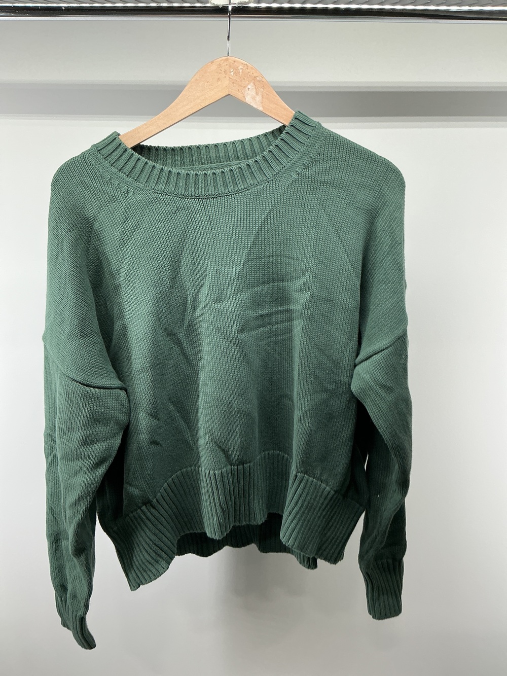 100% Organic Cotton Boyfriend Crew Sweater